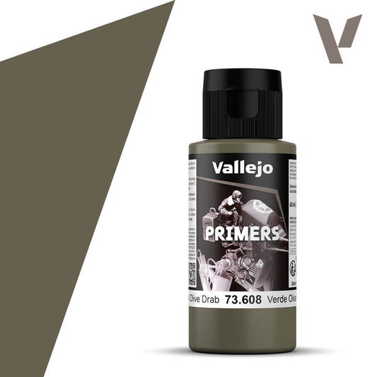 Vallejo Surface Primer USA Olive Drab 60ml