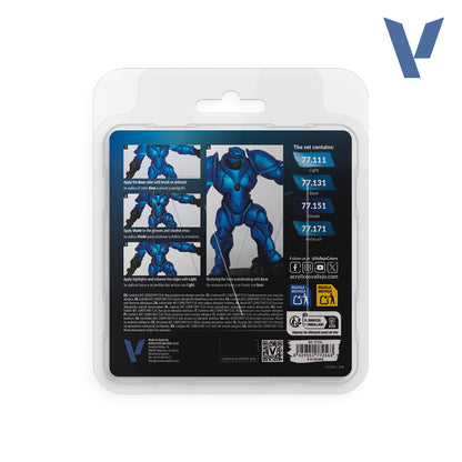 TMM PAINT SET Sapphire Blue von Vallejo