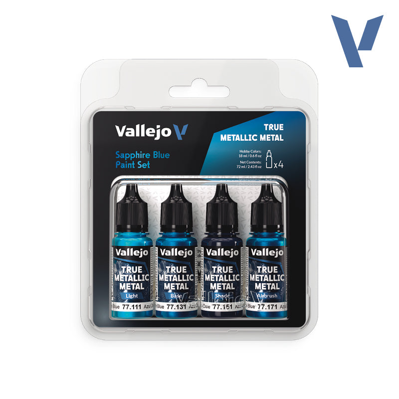 TMM PAINT SET Sapphire Blue von Vallejo