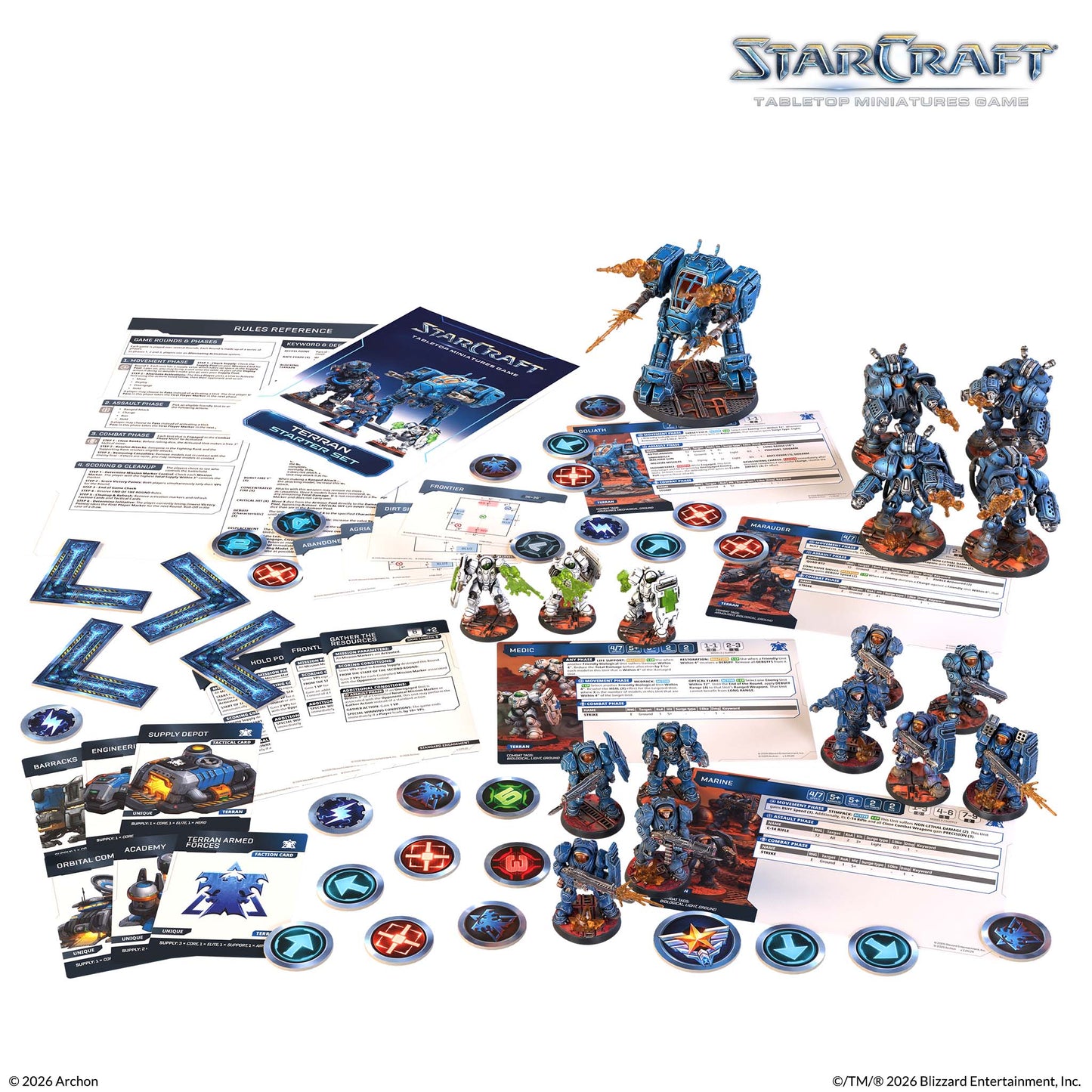 Preorder - Archon Studio - Starcraft TMG: Terran Starter Set