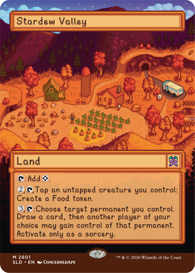 Preorder - Magic TCG - Secret Lair x Stardew Valley: Welcome to Stardew Valley (Non-Foil) -WPN exklusiv