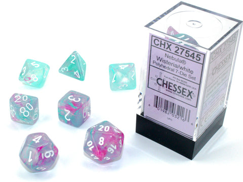 Nebula® Polyhedral Wisteria/white Luminary™ 7-Die Set