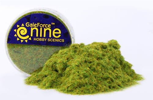 Hobby Round: Green Static Grass (GFS001)