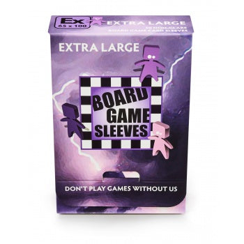 Board Games Sleeves - Non-Glare - Extra Large (65x100mm) - 50 Pc