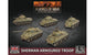 Sherman Armoured Troop (Plastic)