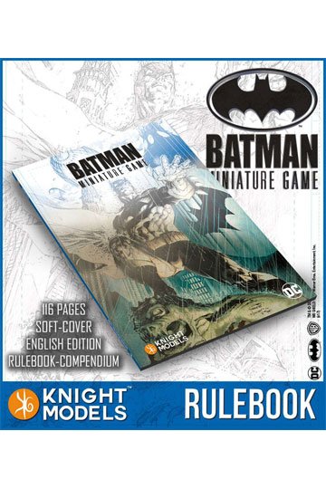 Batman Miniaturenspiel 2nd Edition Regelbuch *Englische Version*