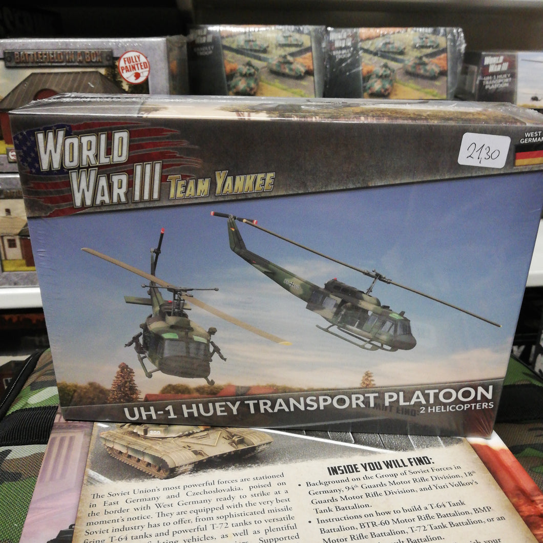 World War lll: Team Yankee UH-1 Huey Transport Platoon