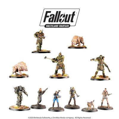 FALLOUT: WASTELAND WARFARE - TWO PLAYER PVC STARTER SET - EN