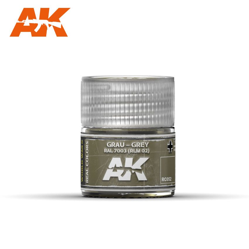 AK Real Colors GRAU – GREY RAL 7003 (RLM 02)