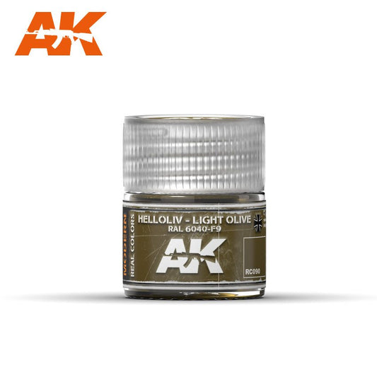 AK Real Colors LIGHT OLIVE – LIGHT OLIVE RAL 6040-F9