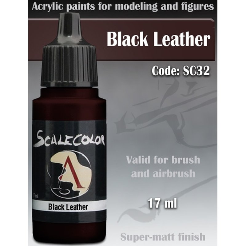Scale75 Black Leather