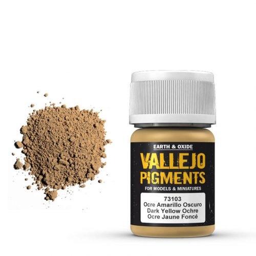 Vallejo Pigment Dark Yellow Ocre 30ml