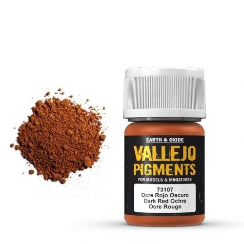 Vallejo Pigment Dark Red Ocre 30ml