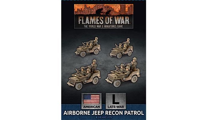 Airborne Recon Section (Late War Tanks x4 Plastic)