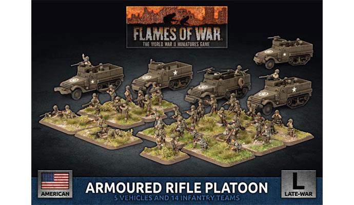 Armored Rifle Platoon (Late War x5 Tanks x42 Figures Plastic)
