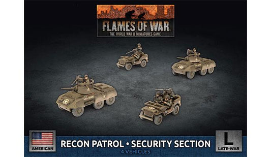 M8 Cavalry Recon Platoon (Late War x4 Tanks Plastic)