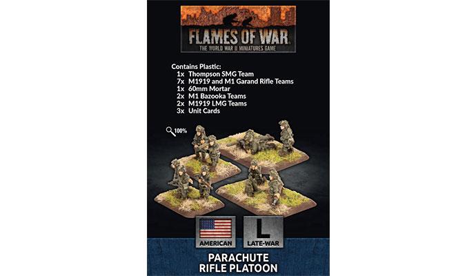 Parachute Rifle Platoon (Late War x52 Figures Plastic)
