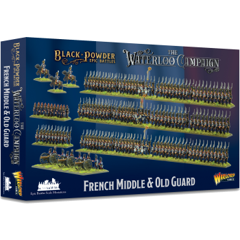 Black Powder Epic Battles: Waterloo – French Middle & Old Guard Plastic Boxset - EN