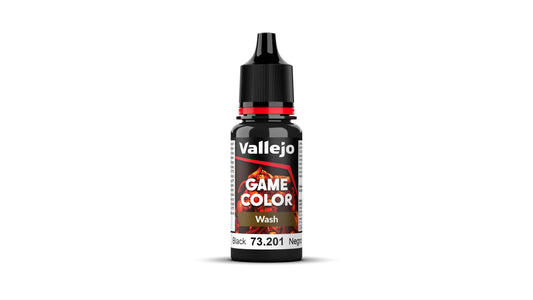 Black  18 ml - Game Color Wash