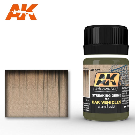 STREAKING GRIME FOR DAK VEHICLES