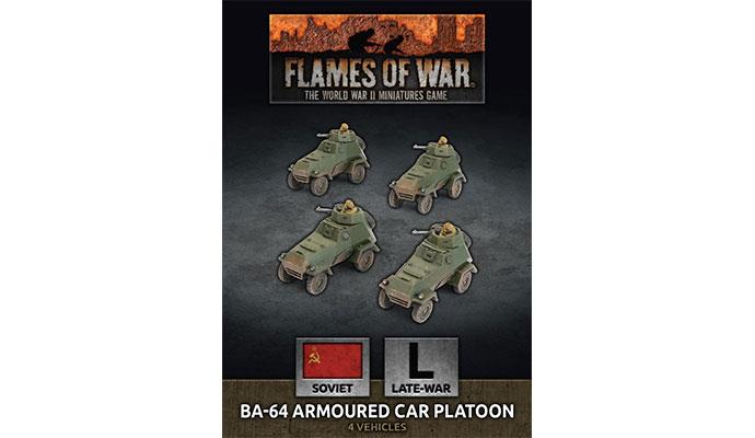 BA-64 Armored Car Platoon (Late War x4 Tanks Plastic) 