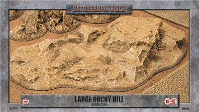 BATTLEFIELD IN A BOX - LARGE ROCKY HILL