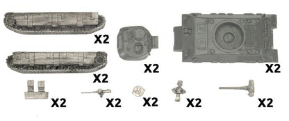 T14 (75mm) Assault Tanks (x2)