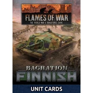 Bagration: Finnish Unit Cards (EN)