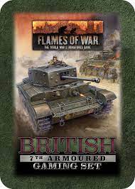British 7th Armored Gaming Set