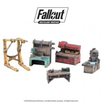 Fallout: Wasteland Warfare: Terrain Settlement Work Benches - EN