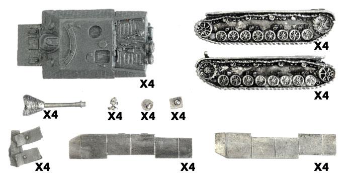 Jagdpanzer IV Tank-Hunter Platoon (Late War x4 Tanks)