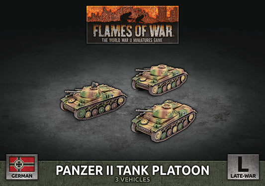 Panzer II Tank Platoon (3x Plastic)