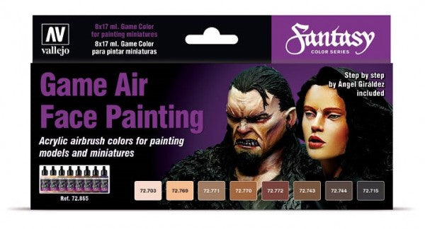 Game Air Set: Game Air Face Painting 8 Stk.