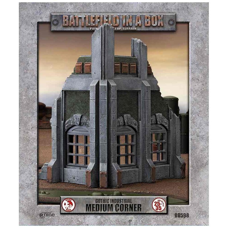 Gothic Industrial Ruins - Medium Corner