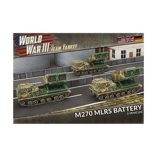 M270 MLRS Rocket Launcher Battery