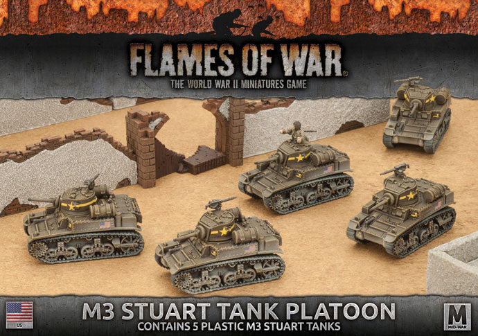 M3 Stuart Tank Platoon