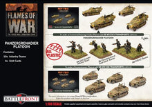Lade das Bild in den Galerie-Viewer, Panzergrenadier Platoon (Late War x33 Figures Plastic)
