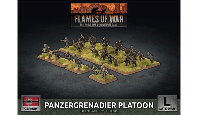 Panzergrenadier Platoon (Late War x33 Figures Plastic)