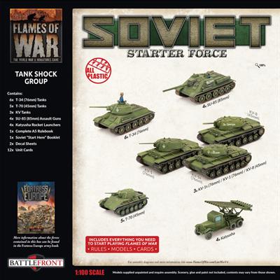 Soviet Starter Force: Soviet Tank Shock Group (Plastic)