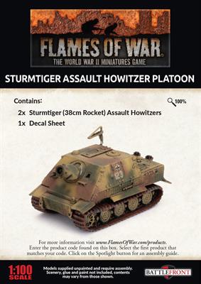 Sturmtiger (38cm Rocket) Assault Howitzer Platoon (x2)