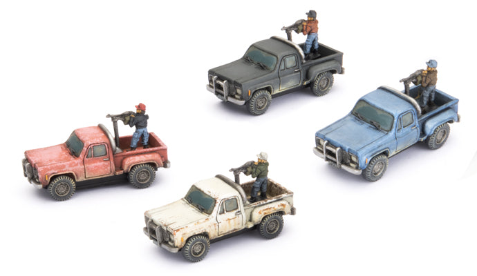 Pickup Trucks (x4)