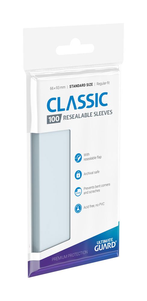 UG Classic Sleeves wiederverschließbar Standardgröße Transparent (100)