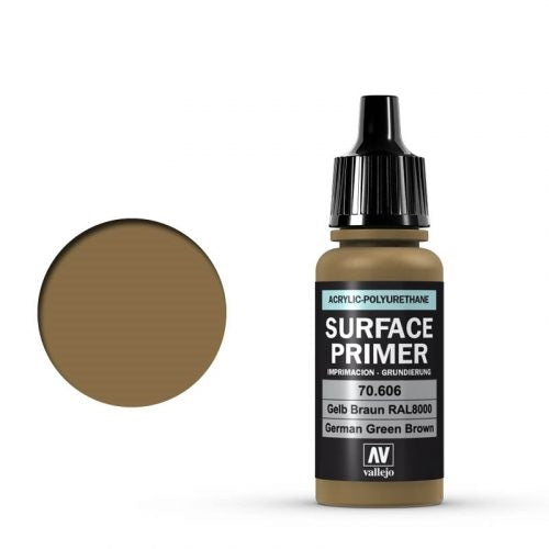 Vallejo Surface Primer German Grün Braun (RAL8000) 17ml