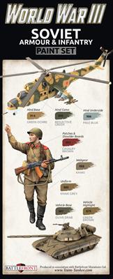 WWIII Soviet Armour and Infantry Paint Set