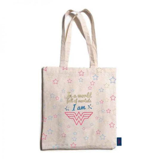 Wonder Woman Tote Bag Stars 