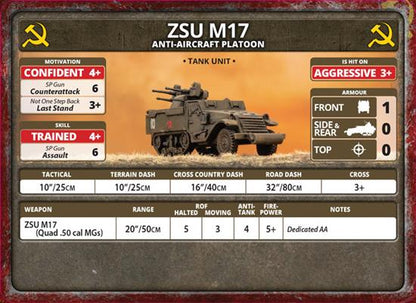 ZSU M17 Anti-Aircraft Platoon (x3 Plastic)