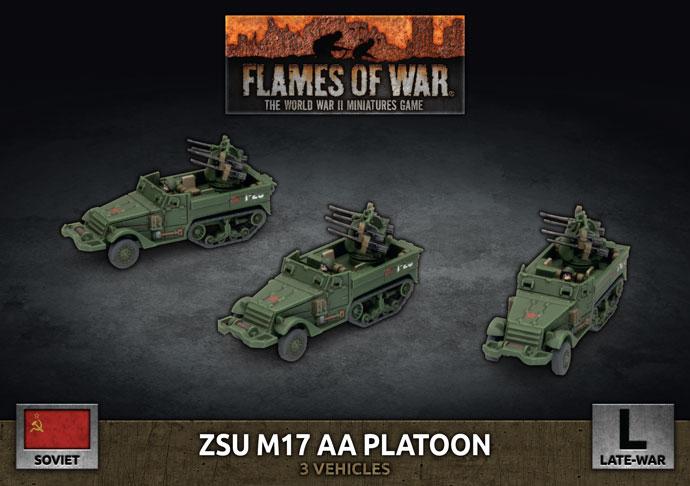 ZSU M17 Anti-Aircraft Platoon (x3 Plastic)