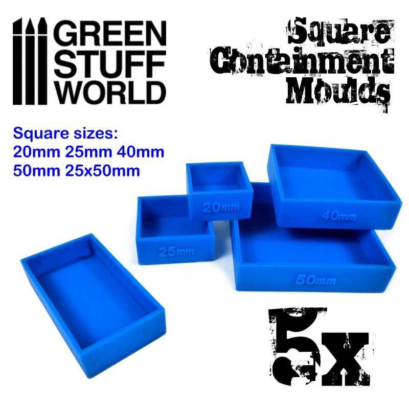 5X COLLECTION MOLDS FOR BASE - SQUARE TABLES