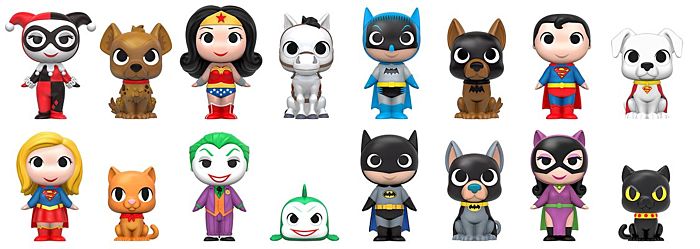 DC Comics - Heroes and Pets Mystery Mini Vinyl Figure Blind Box (1 Figur)