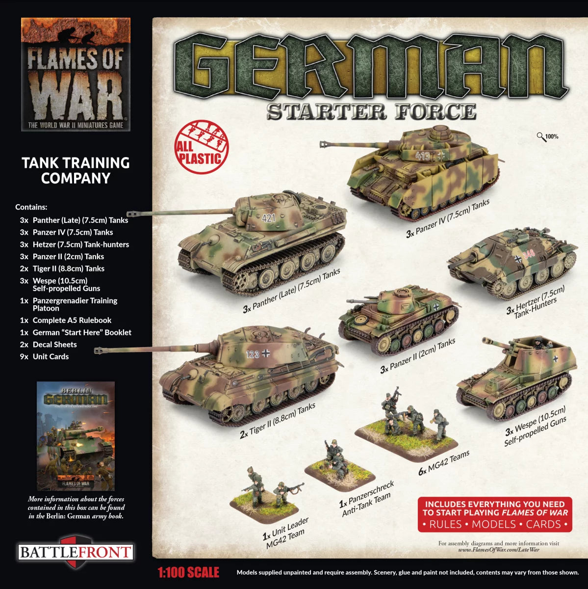 German Tank Training Company (Plastic) : Berlin: German Deal